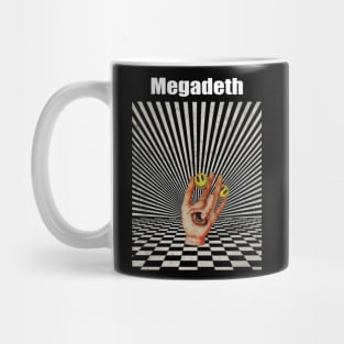 Illuminati Hand Of Megadeth Mug